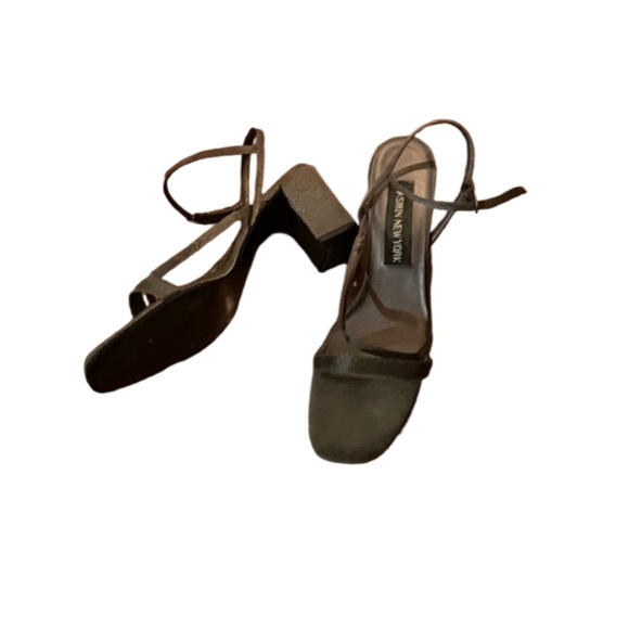 Metallic Gray Strappy Sandal-188 - Picture 2 of 4